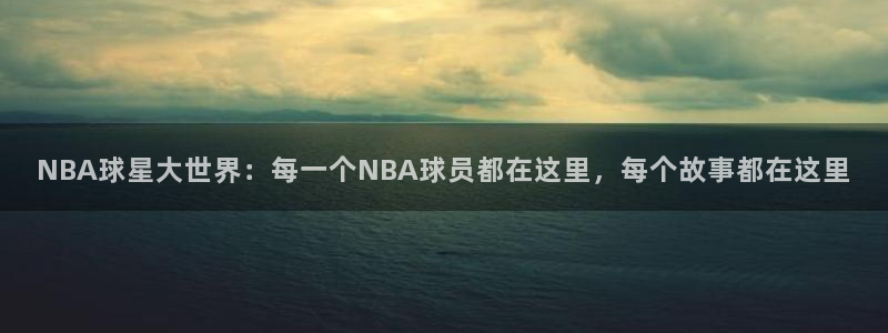 胆大党包子漫画：NBA球星大世界：每一个NBA球员都在这里，每个故事都在这里